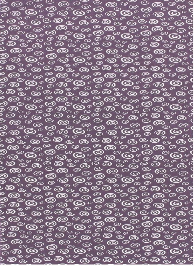 KOMESICHI irodori Japanese Traditional Towel Tenugui Uzumaki (Swirl) 12.99 x 34.64 in with Tenugui Iroha (English Manual) Without Fray Prevention - Image 2