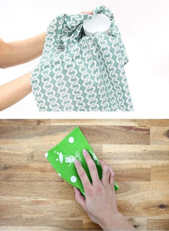 KOMESICHI irodori Japanese Traditional Towel Tenugui Uzumaki (Swirl) 12.99 x 34.64 in with Tenugui Iroha (English Manual) Without Fray Prevention - Image 5