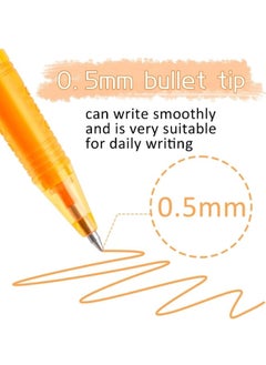 Excefore Erasable Pens Erasable Rollerball Pen 0.5mm Tip Rubber Pen Ink Eraser Pen 12 Colors Erasable Gel Pens for Kids Adults School Supplies Office Stationery Color Hot Water Type Erasable Pen  - Image 3