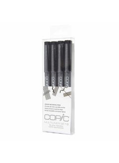 COPIC Markers MLBBROAD Multiliner Broad Pigment Based Ink, 4-Piece Set  - Image 1