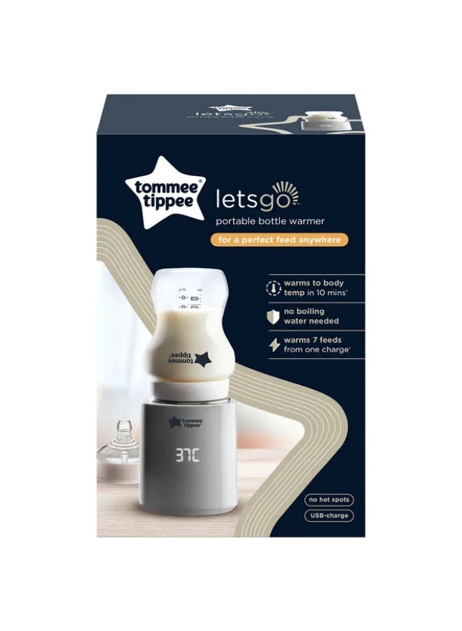 Tommee Tippee UK Tommee Tippee - Lets Go Portable Bottle Warmer - White - Image 3