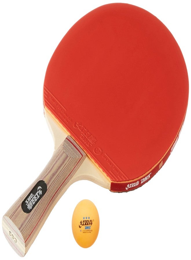 DHS TT BAT S-S03P DHS with TT Ball DHS 40MM 3 Star Orange (60 Pcs Box) - Image 2