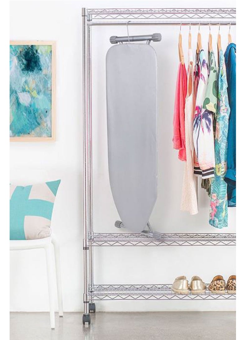 Home Maker Gigi Iron Board With Concealed Hook For Hanging, 33 x 100 cm Table Size, Thermal & Non-burn Cover - Image 4