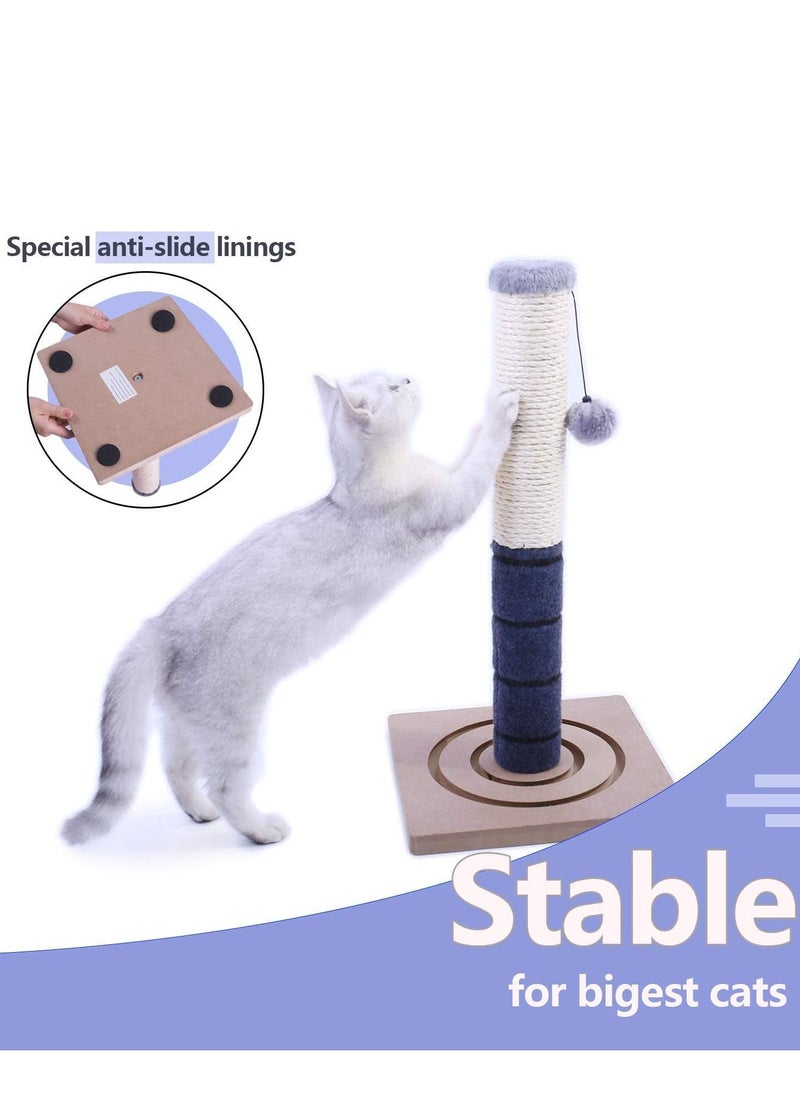 Alissa - 56 cm Cat Scratching Post Cat Interactive Toys Extra Post and Dangling Ball Included 22 inches - Image 1