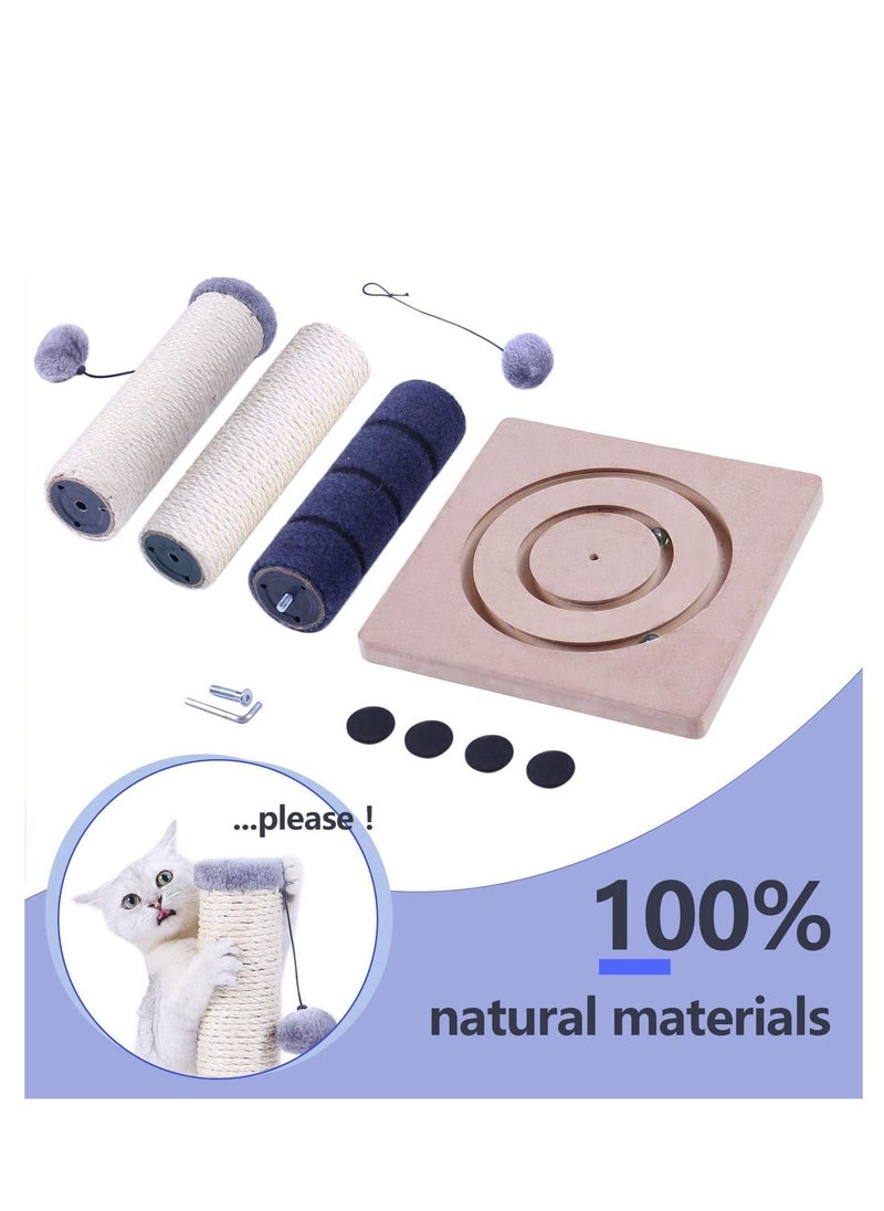 Alissa - 56 cm Cat Scratching Post Cat Interactive Toys Extra Post and Dangling Ball Included 22 inches - Image 1