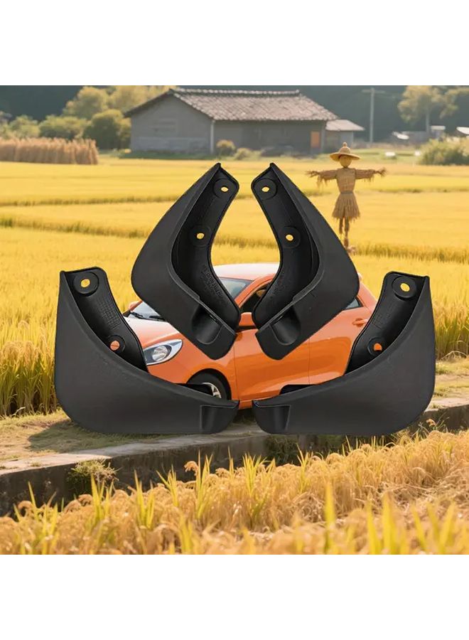 4 قطع سدادات الوحل للسيارات كيا بيكانتو 2011-2018، واقيات وحل متينة مقاومة للخدوش - Image 3