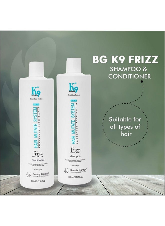 Beauty Garage Beauty Garage K9 Frizz Dimiss (Shampoo & Conditioner) 800ml Pack  - Image 2