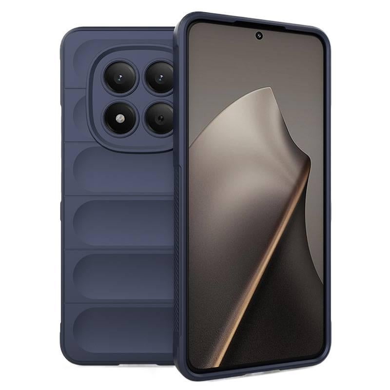 غطاء واقي بTPU+PC لـ Redmi Note 15 مع حماية من السقوط وملمس ناعم مع مقاوم للصدمات مع قبضة مضادة للانزلاق باللون أزرق مضاد للانزلاق من مادة TPU باللون الأزرق باللون الأحمر - Image 1