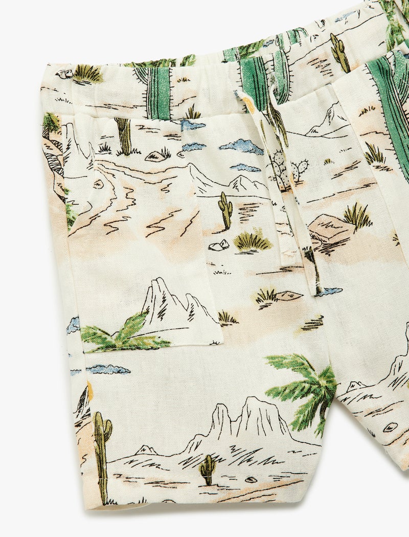 KOTON Printed Shorts - Image 3