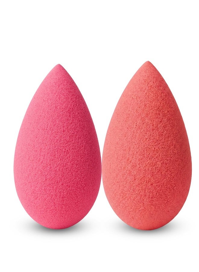 Omidazzle Midazzle 2 Pcs Beauty Blender Sponge Set, Soft Blending Puff for Full Coverage Flawless Makeup, Beauty Blender for Liquid Foundation, Cream, Powder, Wet & Dry Makeup Applicator for Girls, Women - color may vary (MIBB3002) - Image 1