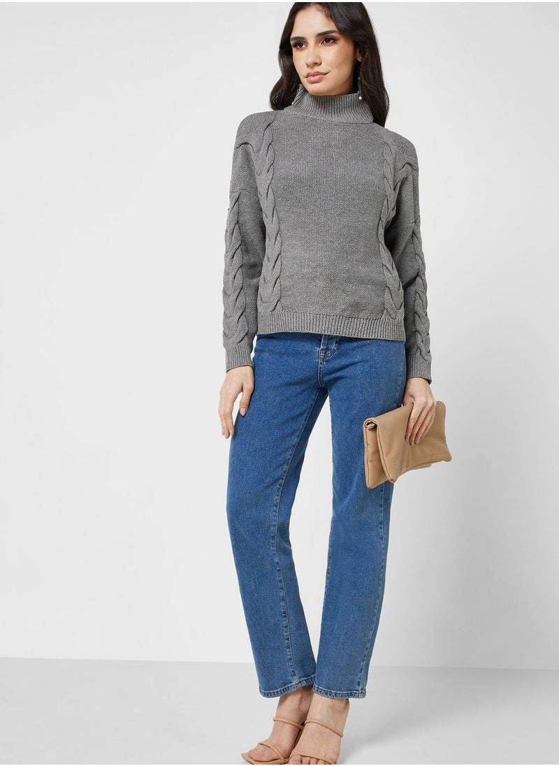 ELLA - Turtleneck Sweater - Image 1