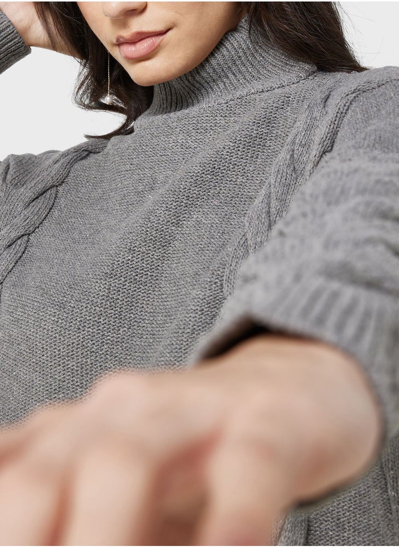 ELLA - Turtleneck Sweater - Image 1