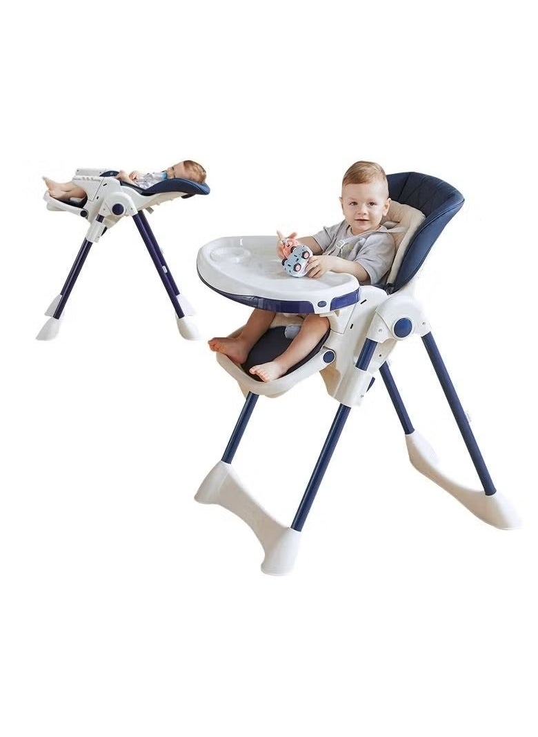 ORiTi - Multi-Function Baby High Chair, For Feeding & sleeping With Wheels & One Back Cushion - Image 1
