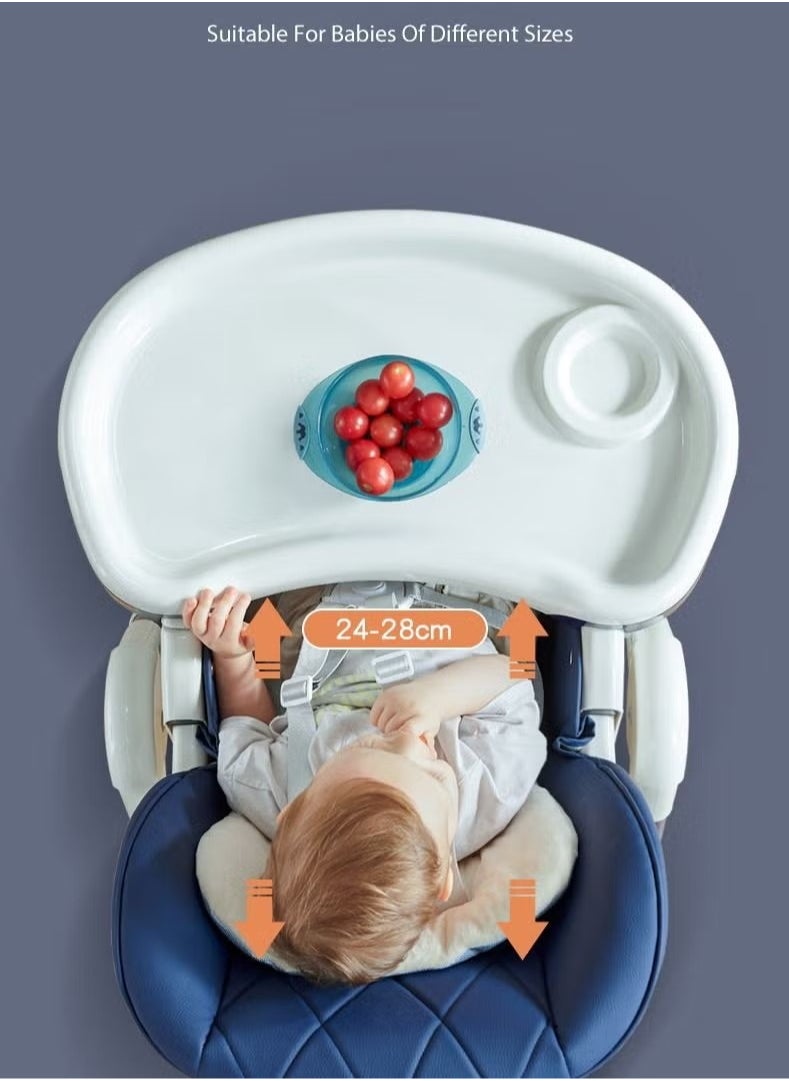 ORiTi - Multi-Function Baby High Chair, For Feeding & sleeping With Wheels & One Back Cushion - Image 1