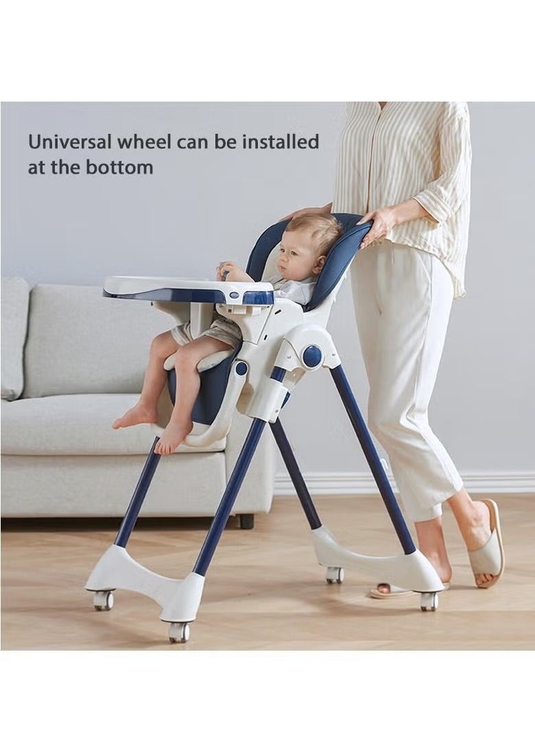ORiTi - Multi-Function Baby High Chair, For Feeding & sleeping With Wheels & One Back Cushion - Image 1