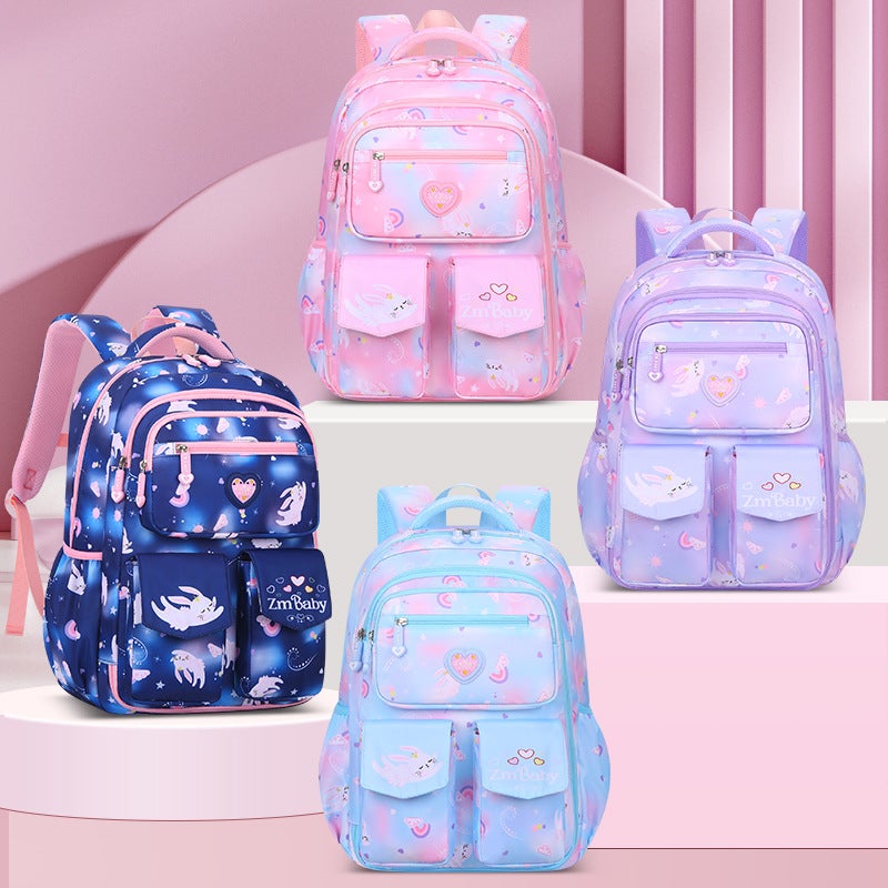Cartoon Backpack for Girls, Lightweight School Backpack - Image 2