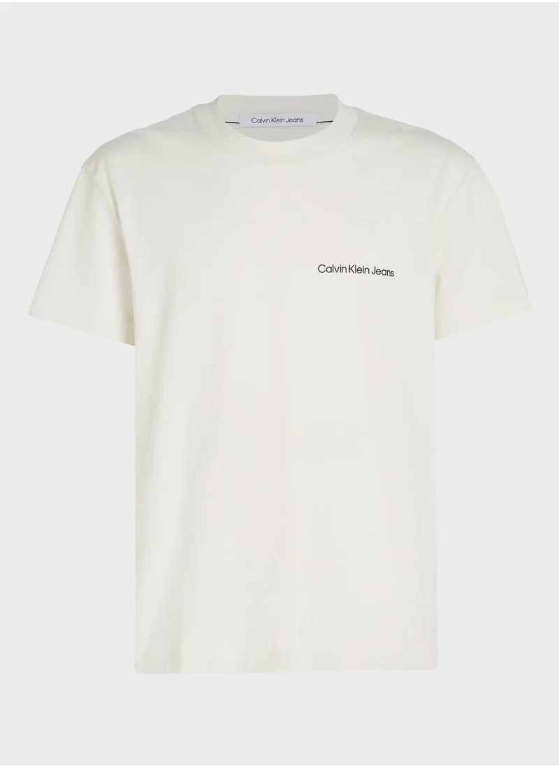Calvin Klein Jeans Logo Crew Neck T-Shirt