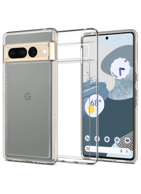 Spigen Ultra Hybrid Case Compatible with Google Pixel 7 Pro - Crystal Clear
