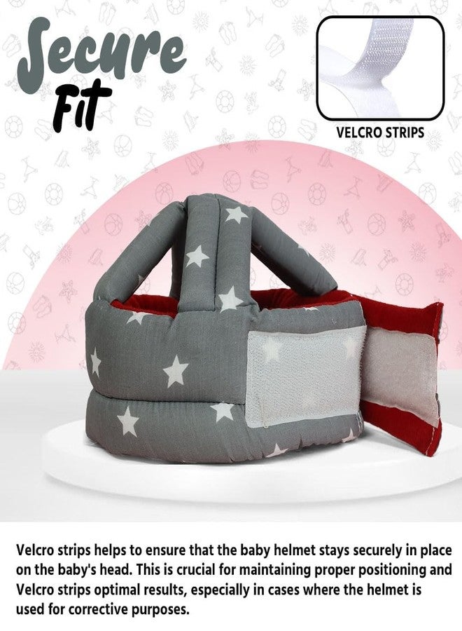 DAGDIYA Baby Head Protector & Cushion Toddler Backpack - Baby Safety Products for Toddler Walker | Back Protection for Crawling & Walking Combo Pack (Grey) - Image 4