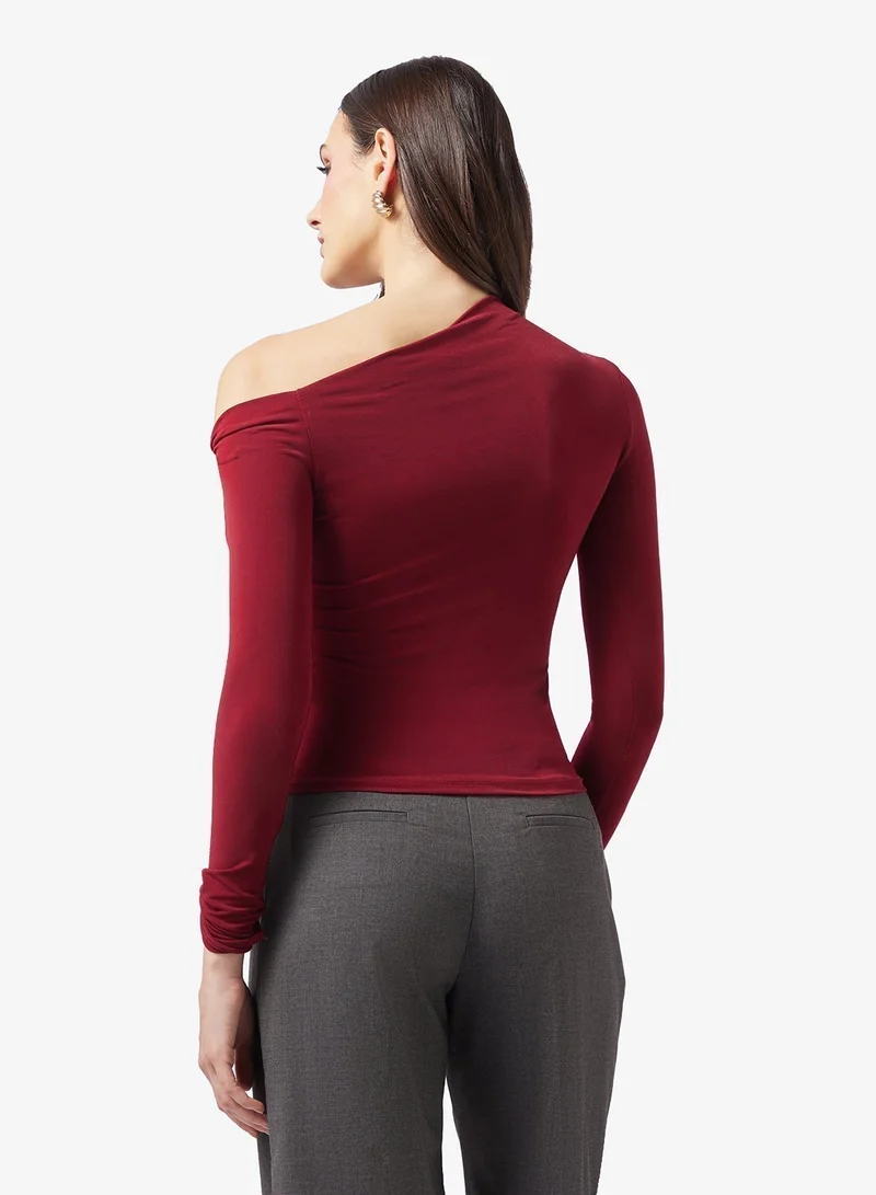 ELLA Top With Asymmetric Neck