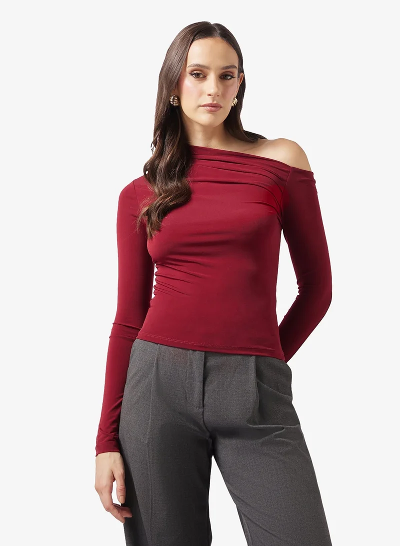 ELLA Top With Asymmetric Neck