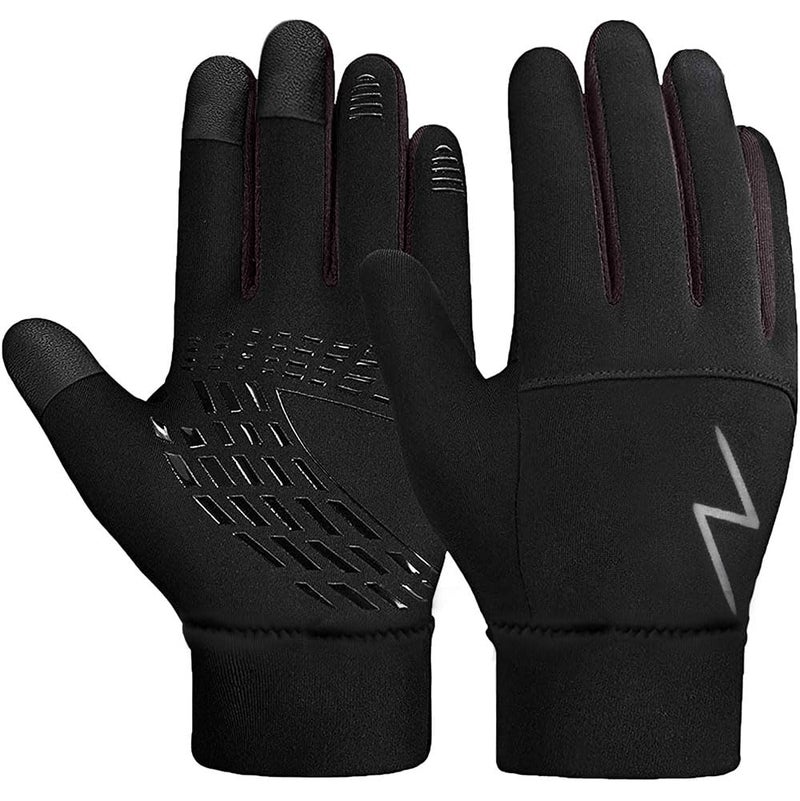 YukiniYa Kids Winter Gloves Back Water Repellent Touchscreen Warm Fleece Anti-Slip for Boys Girls 3-15 Years - Image 1