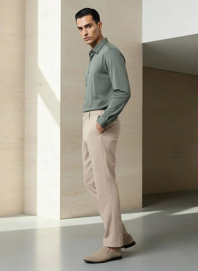 Splash FAV Slim Fit Flexi Waist Trousers
