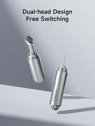 Hagibis SIM Card Ejector Tray Removal Tool with Cleaning Brush 2 in 1 EDC Portable Keychain Eject Pins Reset Needle Opener Cleaning Pen for iPhone Airpods Pro CP02 - Image 3