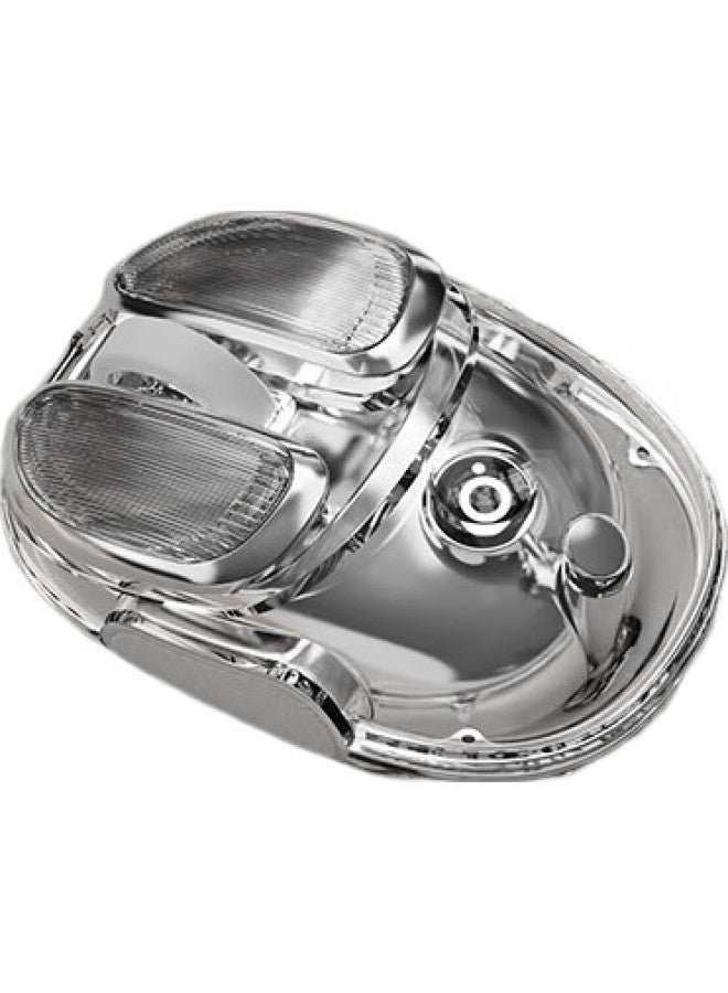 Eweadn Q9 Potato Wireless Bluetooth Dual-Mode Transparent Mouse, Rechargeable Gaming Mouse For Pc And Laptop, Low-Profile, Lightweight, Rgb Lighting Effects, Crystal White - Image 1