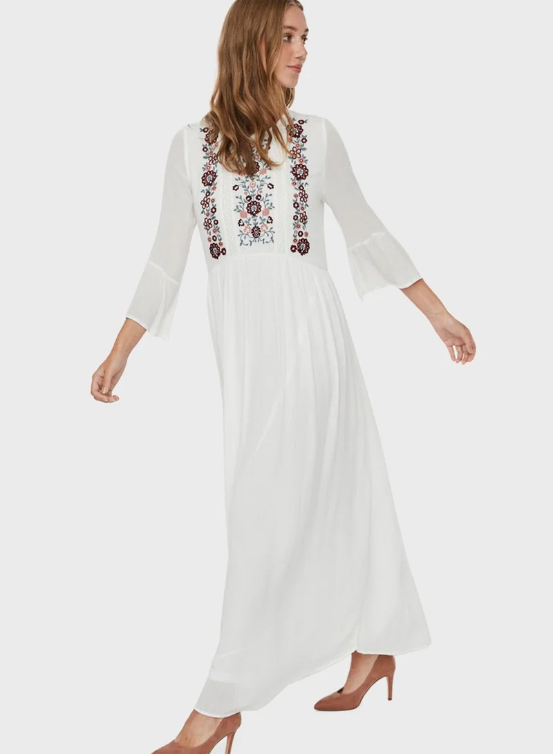 VERO MODA Embroidered Dress for Women | Best Price Bahrain