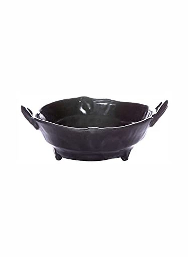 Goodhomes Melamine Serving Kadhai Bowl Set of 2, Black - 300 ML - Image 2