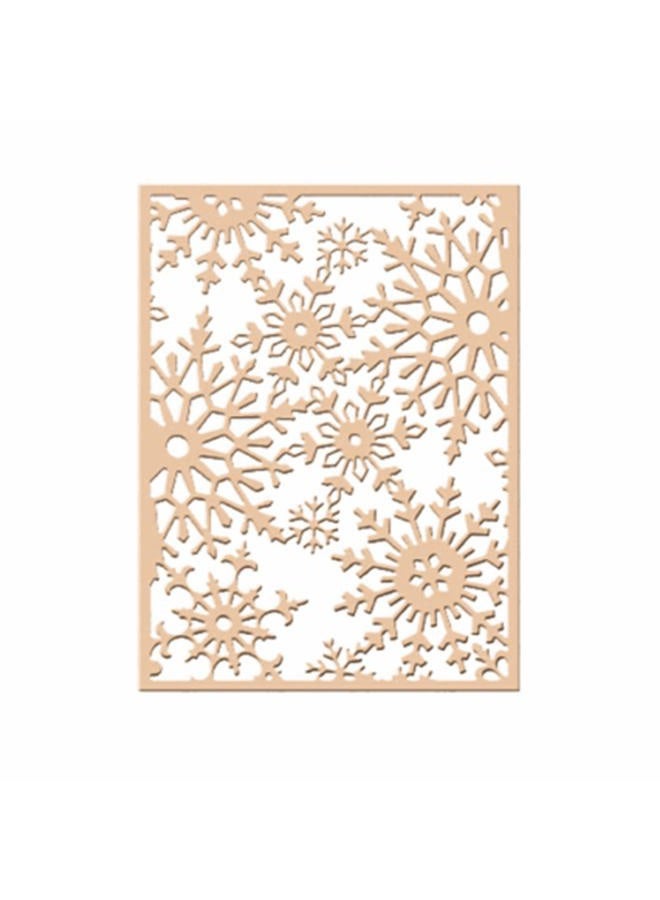 DDeehs Christmas Snowflake Metal Die Cuts,Frame Snow Flower Cutting Dies Cut Stencils for DIY Scrapbooking Album Decorative Embossing Paper Dies for Card Making - Image 4