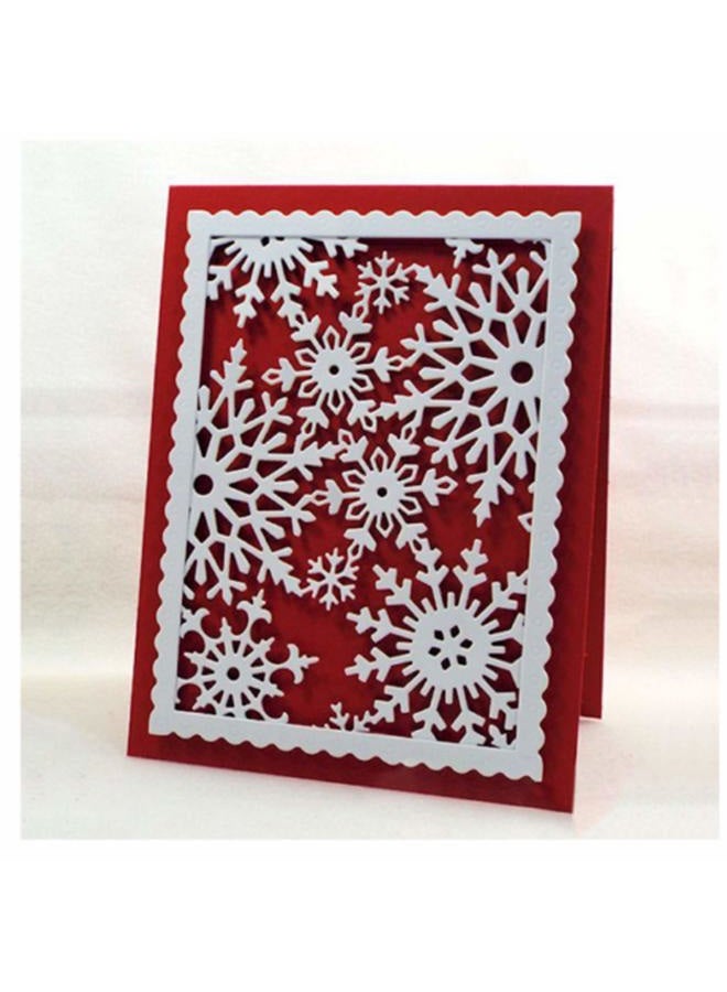 DDeehs Christmas Snowflake Metal Die Cuts,Frame Snow Flower Cutting Dies Cut Stencils for DIY Scrapbooking Album Decorative Embossing Paper Dies for Card Making - Image 2