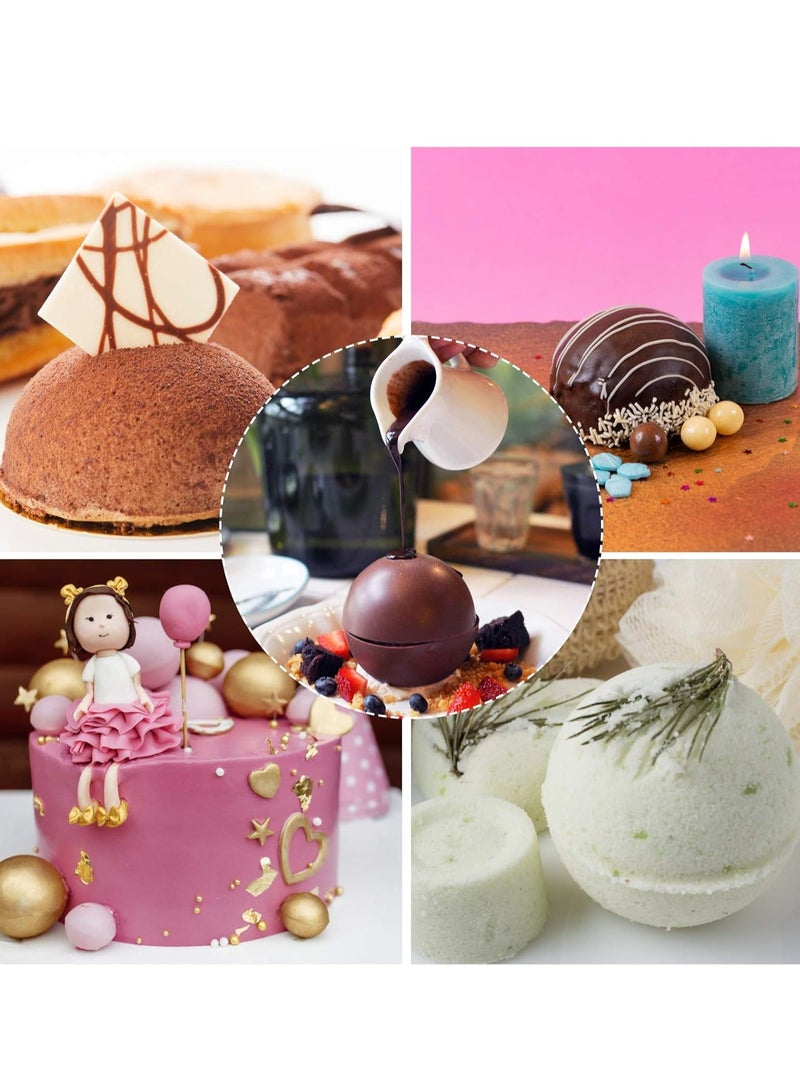 ممون كبيرة الحجم 5 تجويف القالب سيليكون الكرة الأرضية - Image 4