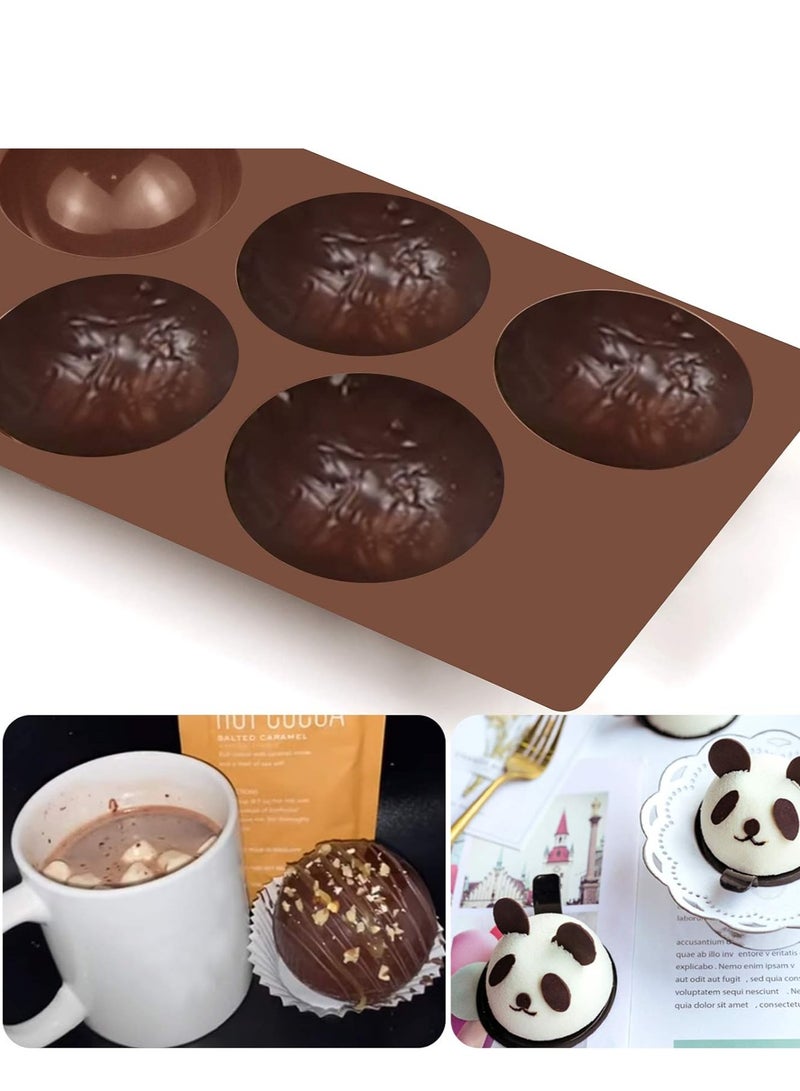 ممون كبيرة الحجم 5 تجويف القالب سيليكون الكرة الأرضية - Image 5