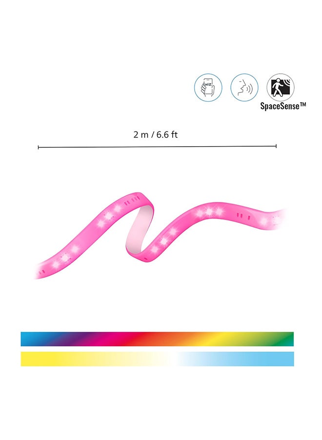 Wiz Smart LED Light Strip 2M, 1600 Lumens, RGB, Wi-Fi And Bluetooth, Compatible with Alexa And Google, Starter Kit - EU Plug  - Image 3