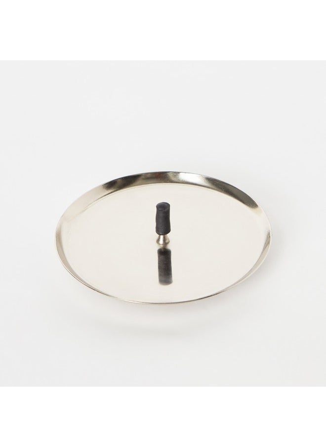 Calot Nickel Metal Tealight Stand 10 x 1 x 10 cm