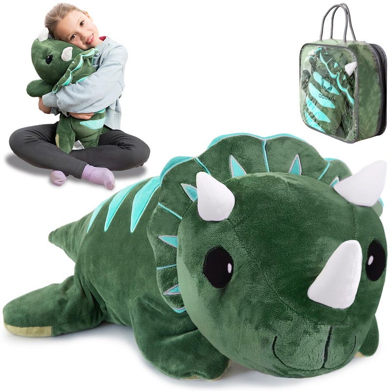 ODOXIA Big Weighted Animals for Anxiety 5lb Dinosaur | Stuffed Weighted Plush for Kids, Adults | Weighted Stuffed Animals | Weighted Plushies | Weighted Plushie - Image 1
