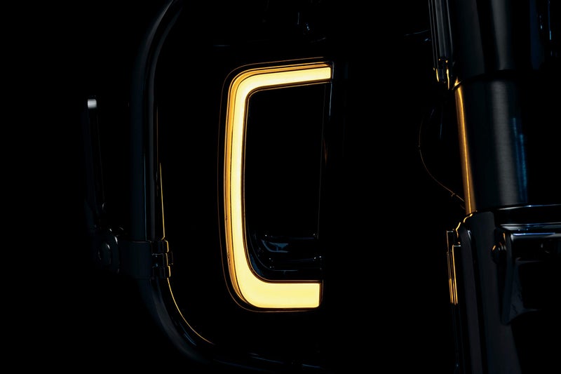 KURYAKYN إكسسوار إضاءة دراجة نارية كوريكان 5063: ضوء تشغيل LED/إشارة انعطاف تريسر لدرجات هارلي-ديفيدسون 2014-20، كروم، 1 زوج - Image 5