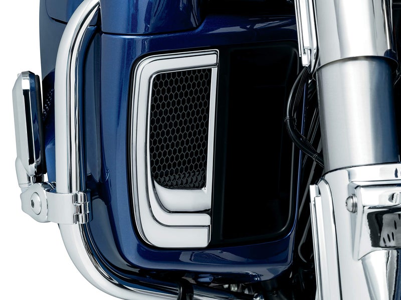 KURYAKYN إكسسوار إضاءة دراجة نارية كوريكان 5063: ضوء تشغيل LED/إشارة انعطاف تريسر لدرجات هارلي-ديفيدسون 2014-20، كروم، 1 زوج - Image 3