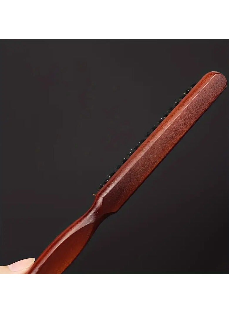 Ucanbe 2pcs Teasing Hair Brush Anti-Static Hair Comb For Men And Women - Wooden Handle Hair Brush For Styling And Detangling - Image 2