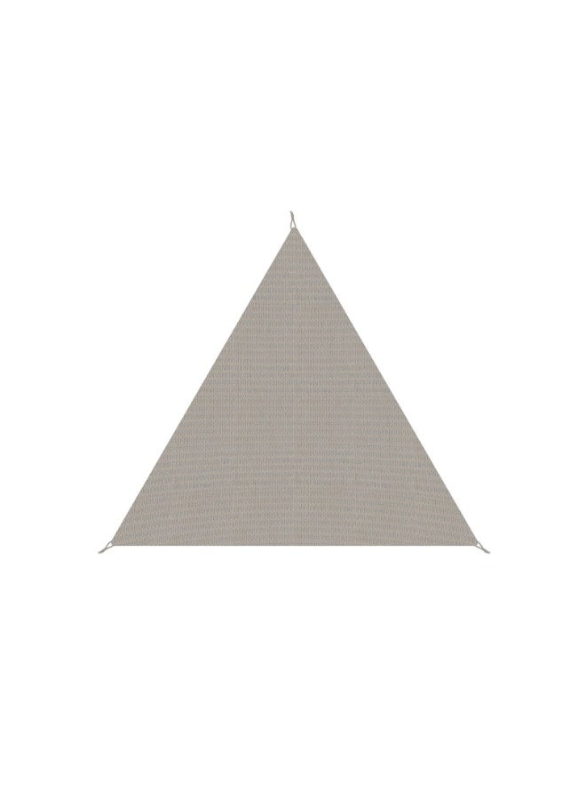 Coolaroo Portable Ready-To-Hang Triangle Riverstone Colour Shade Sail With Ropes Against Uv Degradation 3X3X3M Size - Image 2