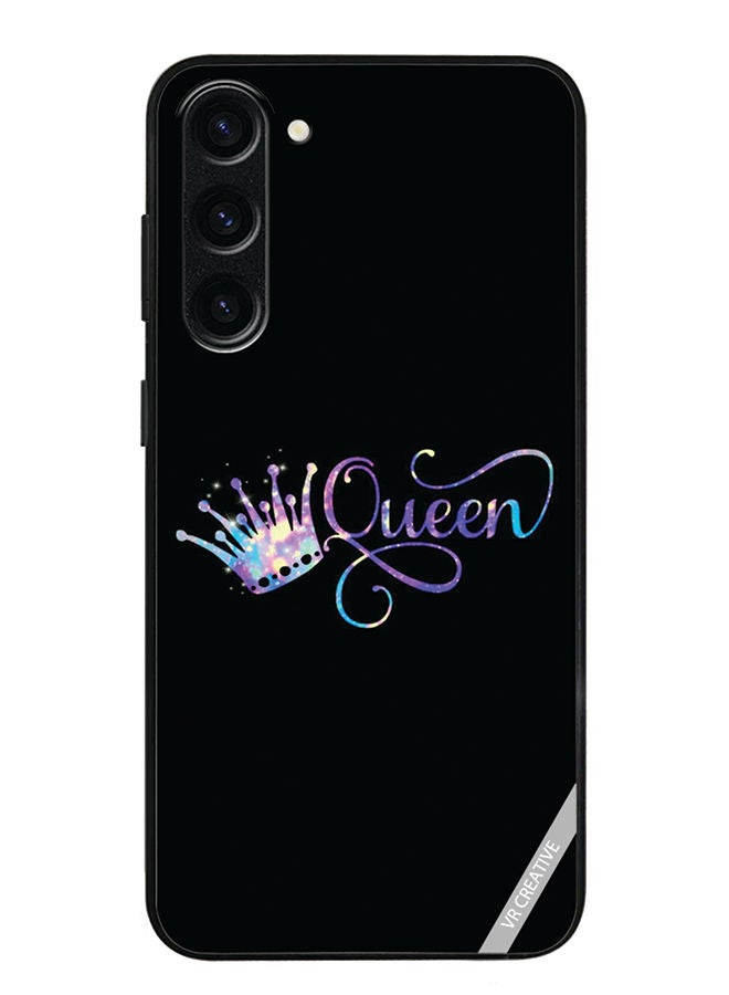 VR CREATIVE Protective Case Cover For Samsung Galaxy S23 Plus Queen Design Multicolour - Image 1