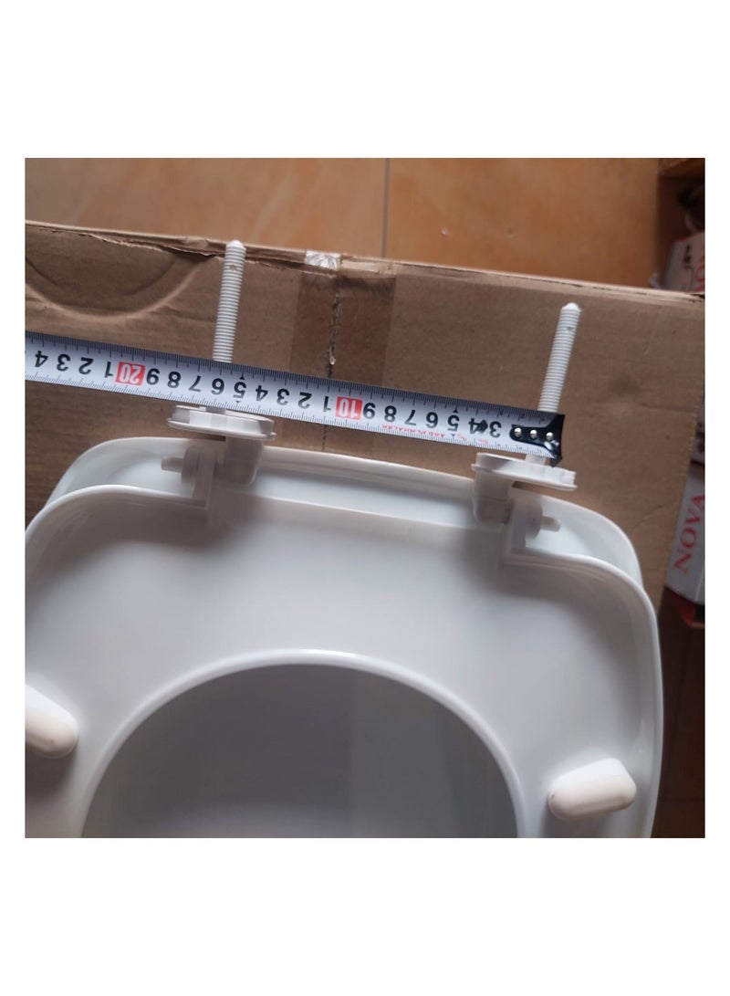 Shams White bathroom base cover compatible with most bases - Image 3