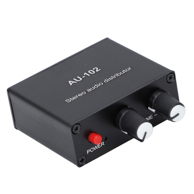 Audio Splitter: 3.5mm 2 Way Active Sound Distributor - Independent Volume Control HiFi Audio Amplifier for Headphone Or Sound Amp Connection - Image 5