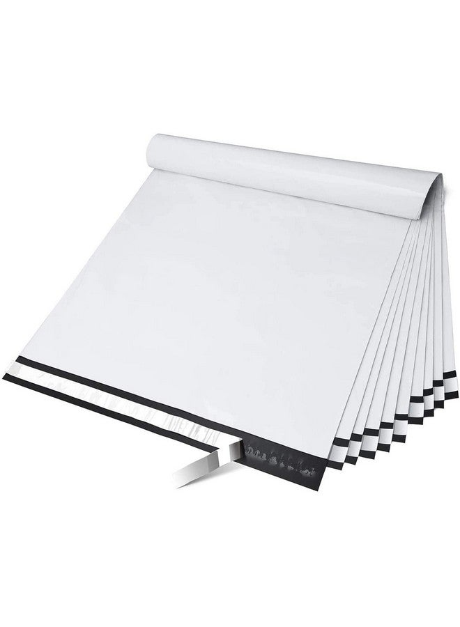 Fuxury Large Poly Mailers 24X24 Inch 100 Pcs, Waterproof Shipping Bags For Clothing, Strong Adhesive Shipping Envelopes For Small Business Suppliers, Self Seal Mailers Poly Bags Mailing Bags White  - Image 1