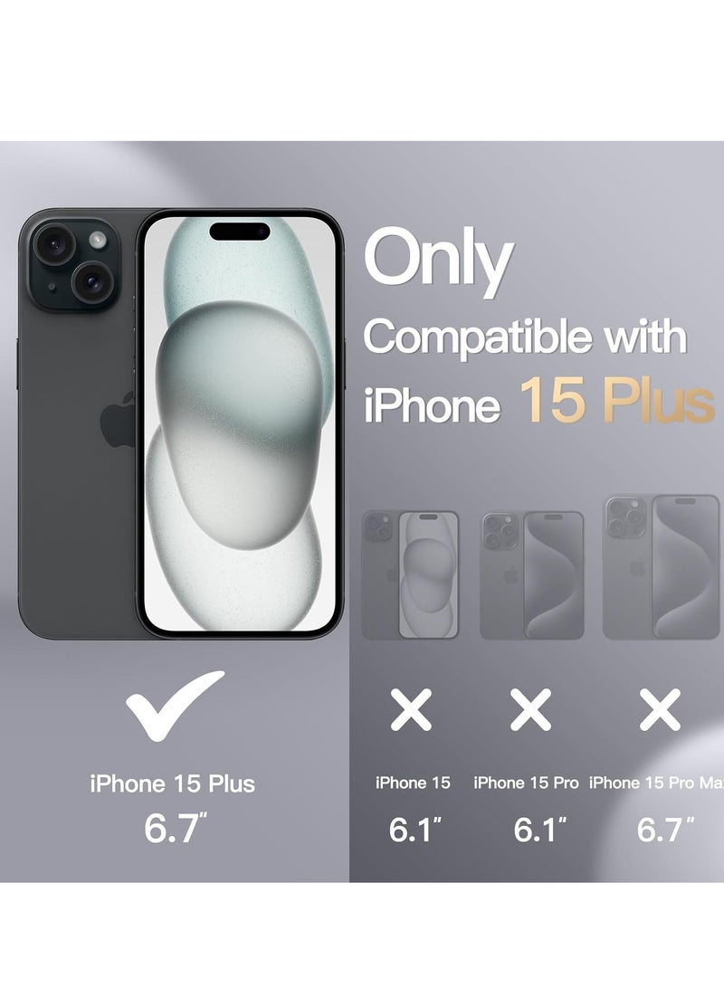 Houmt iPhone 15 Plus Case Liquid Silicone Case iPhone 15 Cover 6.7 inch Liquid Gel Rubber Soft Silky Touch Shockproof Thin Protective Cover Compatible with Apple iPhone 15 Plus - Image 2