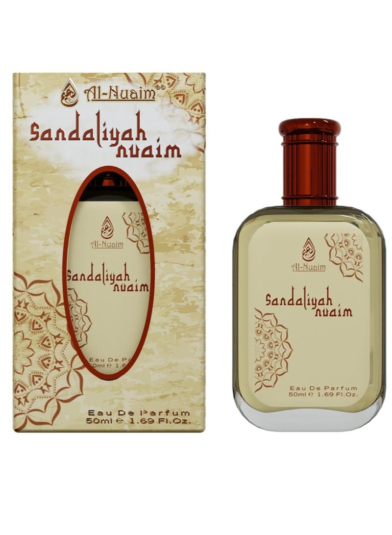 Naeem Sandalwood Eau de Parfum for Men and Women - 50ml | EDP Perfume | Luxurious Long-Lasting Fragrance