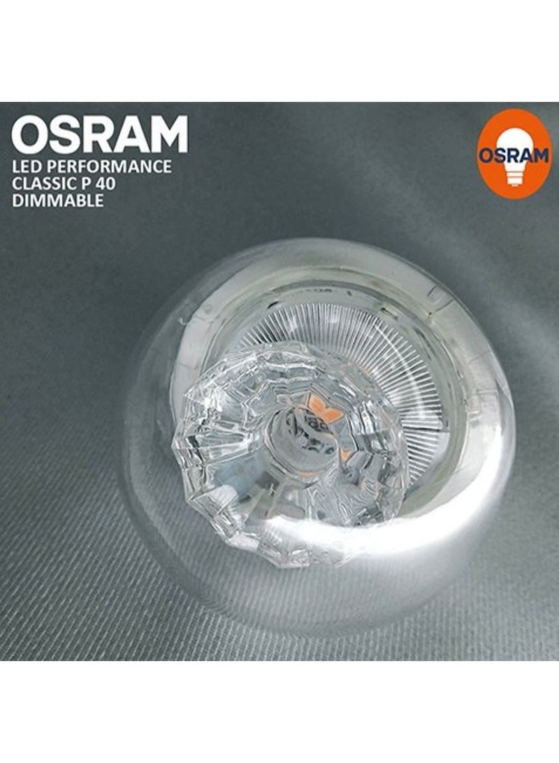 OSRAM Osram LED E27 classic P 5W Dimmable Bulb, 2700K Warm White – Clear Filament - Image 5