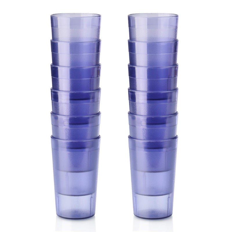 New Star Foodservice  RestaurantGrade Beverage Tumblers Blue Set of 12 5 oz